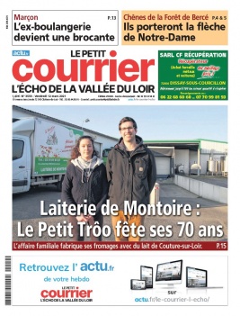 Le Petit Courrier L'Echo de la Vallée du Loir N°3559 du 12 mars 2021 à télécharger sur iPad