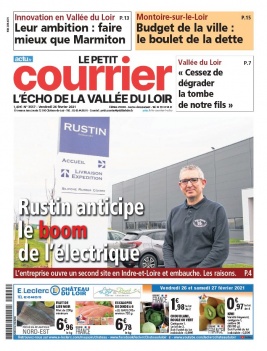 Le Petit Courrier L'Echo de la Vallée du Loir N°3557 du 26 février 2021 à télécharger sur iPad
