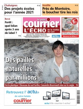 Le Petit Courrier L'Echo de la Vallée du Loir N°3552 du 22 janvier 2021 à télécharger sur iPad