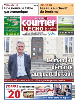 Le Petit Courrier L'Echo de la Vallée du Loir N°3520 du 12 juin 2020 à télécharger sur iPad