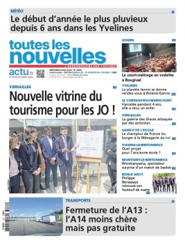 Lisez Toutes Les Nouvelles - Versailles du 08 mai 2024 sur ePresse.fr