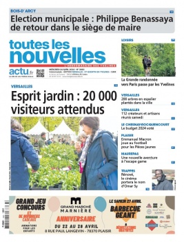 Lisez Toutes Les Nouvelles - Versailles du 24 avril 2024 sur ePresse.fr