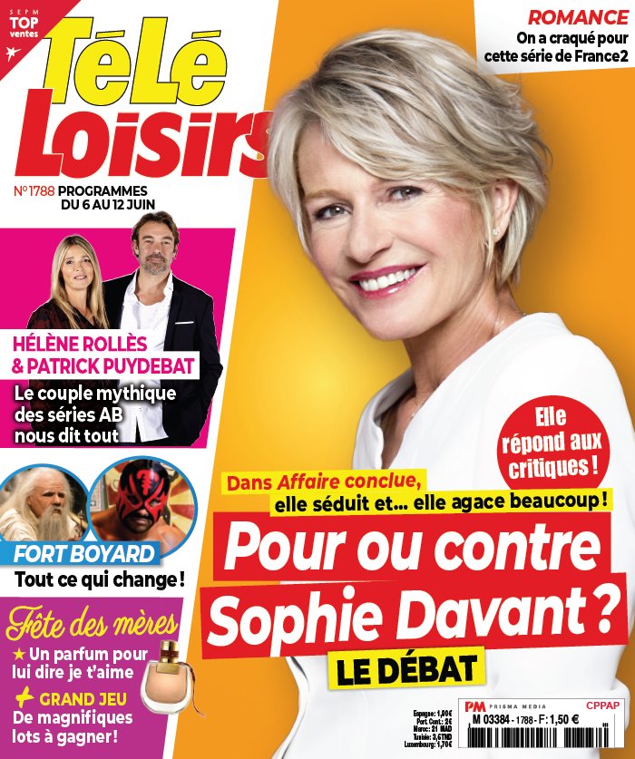 Télé Loisirs 01 juin 2020 Abonnement Télé Loisirs Pas Cher avec le BOUQUET ePresse.fr