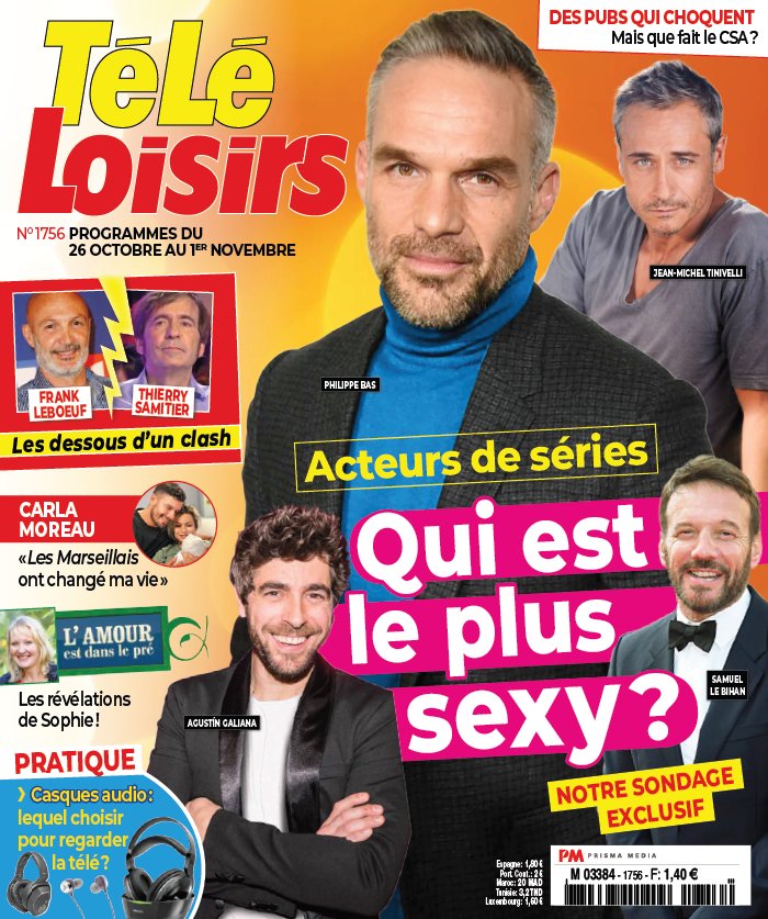 Télé Loisirs 21 octobre 2019 Abonnement Télé Loisirs Pas Cher avec le BOUQUET ePresse.fr
