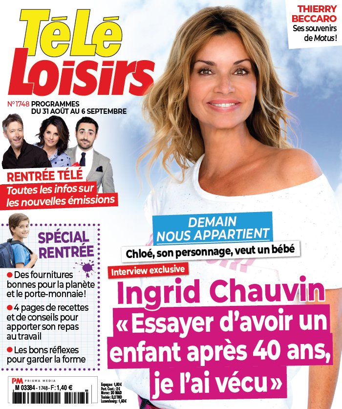 Programme Télé Pour Ce Soir Sur Télé Loisirs Télé Loisirs N°1748 du 26 août 2019 à télécharger sur iPad