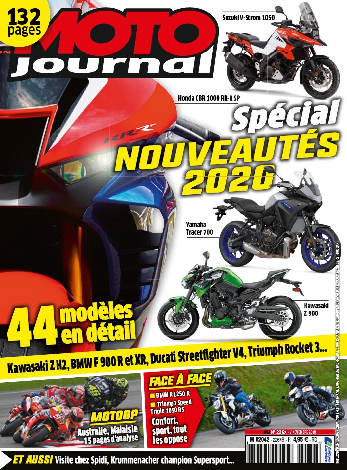 Moto Journal 07 novembre 2019 Abonnement Moto Journal Pas Cher avec le BOUQUET ePresse.fr