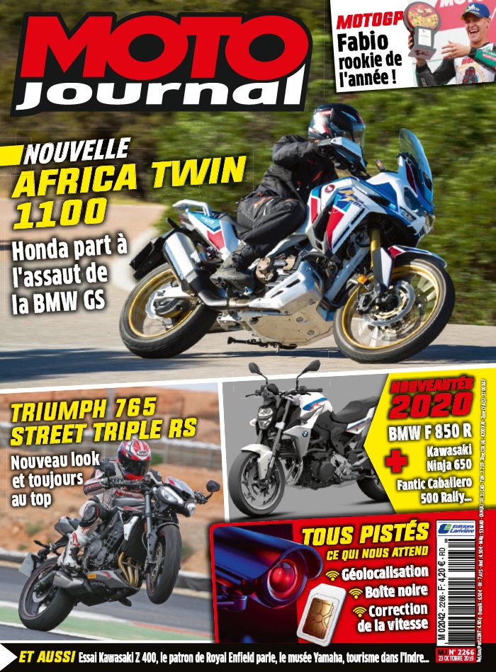 Moto Journal 23 octobre 2019 Abonnement Moto Journal Pas Cher avec le BOUQUET ePresse.fr