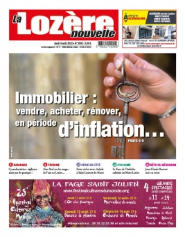 La Lozère Nouvelle 04 août 2022 Abonnement La Lozère Nouvelle Pas Cher avec le BOUQUET INFO ePresse.fr