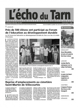 Lisez L'Echo du Tarn du 24 mai 2024 sur ePresse.fr