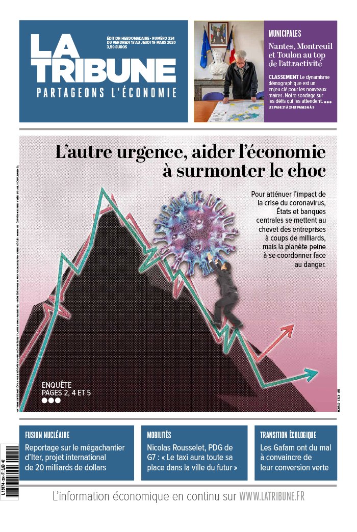 La Tribune Hebdo 13 mars 2020 Abonnement à La Tribune Hebdo Pas Cher avec le BOUQUET ePresse.fr