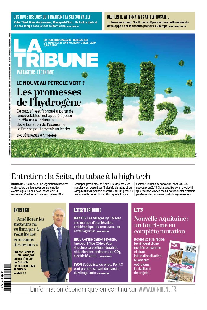 La Tribune Hebdo 28 juin 2019 La Tribune Hebdo N°298 du 28 juin 2019 à télécharger sur iPad