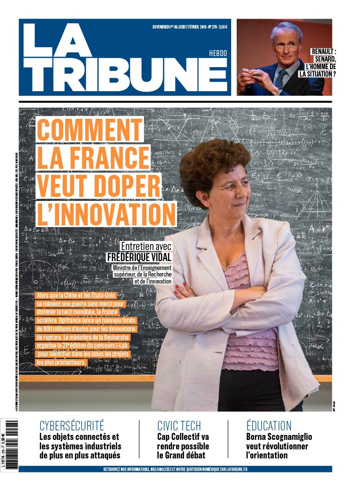 La Tribune Hebdo 01 février 2019 La Tribune Hebdo N°278 du 01 février 2019 à télécharger sur iPad