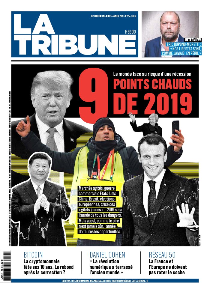 La Tribune Hebdo 11 janvier 2019 La Tribune Hebdo N°275 du 11 janvier 2019 à télécharger sur iPad