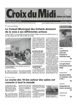 Lisez Croix du Midi - Aude du 03 mai 2024 sur ePresse.fr