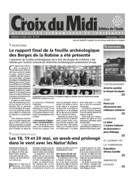 Lisez Croix du Midi - Aude du 26 avril 2024 sur ePresse.fr
