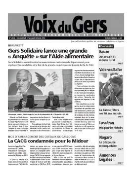 Voix du Gers N°2405 du 17 mai 2019 à télécharger sur iPad