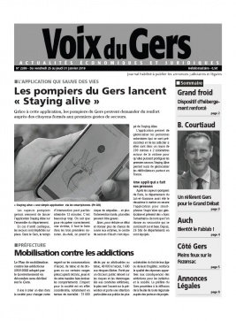 Voix du Gers N°2389 du 25 janvier 2019 à télécharger sur iPad
