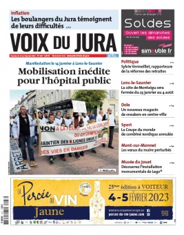 Voix du Jura N°4077 du 12 janvier 2023 à télécharger sur iPad