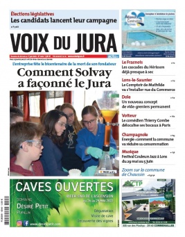 Voix du Jura N°4044 du 26 mai 2022 à télécharger sur iPad