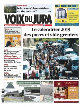 Voix du Jura N°3880 du 04 avril 2019 à télécharger sur iPad