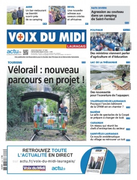 Lisez Voix du Midi - Lauragais du 09 mai 2024 sur ePresse.fr