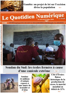 Lisez Quotidien Numérique d'Afrique du 20 mars 2024 sur ePresse.fr