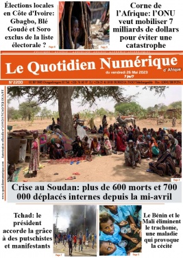 Lisez Quotidien Numérique d'Afrique du 26 mai 2023 sur ePresse.fr