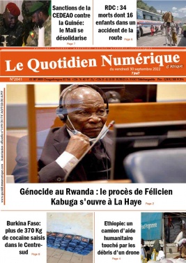 Quotidien Numérique d'Afrique 30 septembre 2022