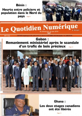 Quotidien Numérique d'Afrique N°1152 du 16 juin 2019 à télécharger sur iPad