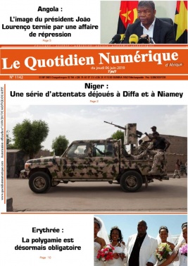 Quotidien Numérique d'Afrique N°1142 du 06 juin 2019 à télécharger sur iPad