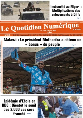Quotidien Numérique d'Afrique N°1139 du 03 juin 2019 à télécharger sur iPad