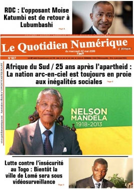 Quotidien Numérique d'Afrique N°1127 du 22 mai 2019 à télécharger sur iPad