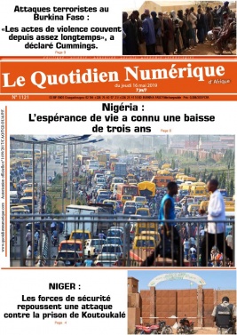 Quotidien Numérique d'Afrique N°1121 du 16 mai 2019 à télécharger sur iPad