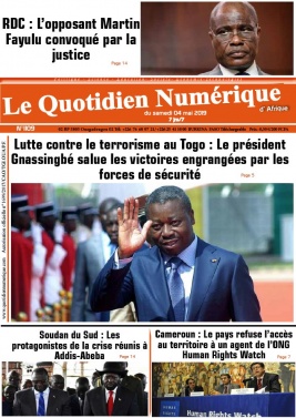 Quotidien Numérique d'Afrique N°1109 du 04 mai 2019 à télécharger sur iPad