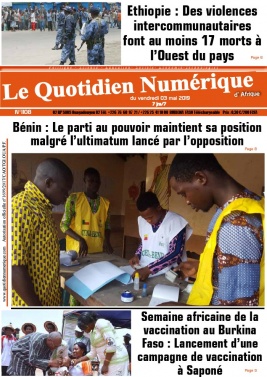 Quotidien Numérique d'Afrique N°1108 du 03 mai 2019 à télécharger sur iPad
