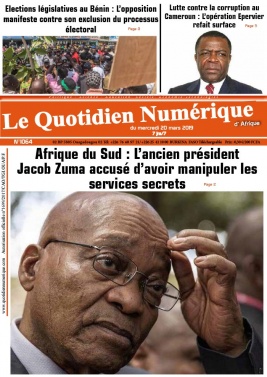 Quotidien Numérique d'Afrique N°1064 du 20 mars 2019 à télécharger sur iPad