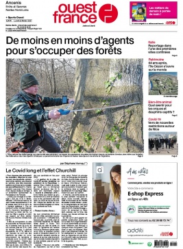 Ouest-France 22 février 2021 Ouest-France N°20210222 du 22 février 2021 à télécharger sur iPad
