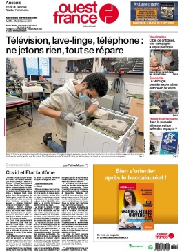Ouest-France 05 janvier 2021 Ouest-France N°20210105 du 05 janvier 2021 à télécharger sur iPad