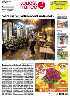 Ouest-France N°20201028 du 28 octobre 2020 à télécharger sur iPad