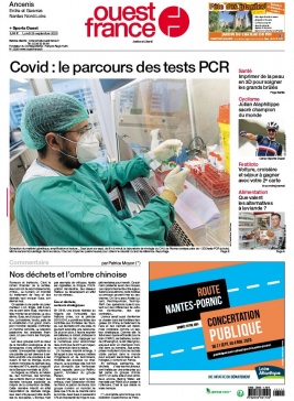 Ouest-France 28 septembre 2020 Ouest-France N°20200928 du 28 septembre 2020 à télécharger sur iPad