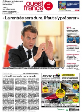 Ouest-France 03 juillet 2020 Ouest-France N°20200703 du 03 juillet 2020 à télécharger sur iPad