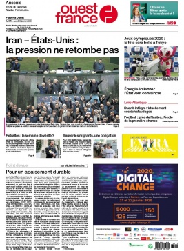 Ouest-France N°20200106 du 06 janvier 2020 à télécharger sur iPad