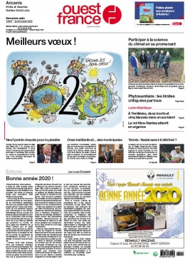 Ouest-France N°20200102 du 02 janvier 2020 à télécharger sur iPad