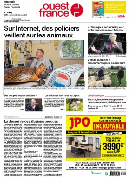 Ouest-France 27 décembre 2019 Ouest-France N°20191227 du 27 décembre 2019 à télécharger sur iPad