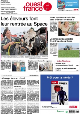Ouest-France N°20190910 du 10 septembre 2019 à télécharger sur iPad