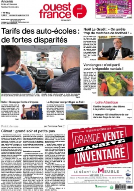 Ouest-France N°20190906 du 06 septembre 2019 à télécharger sur iPad