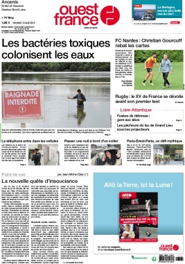 Ouest-France N°20190816 du 16 août 2019 à télécharger sur iPad