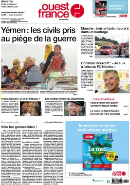 Ouest-France N°20190813 du 13 août 2019 à télécharger sur iPad
