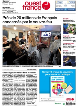 Ouest-France N°20201015 du 15 octobre 2020 à télécharger sur iPad