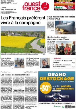 Ouest-France N°20191025 du 25 octobre 2019 à télécharger sur iPad